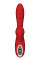 Тройной вибратор с вакуумной стимуляцией Dream Toys RED REVOLUTION ANNA