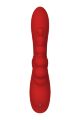 Тройной вибратор с вакуумной стимуляцией Dream Toys RED REVOLUTION ANNA