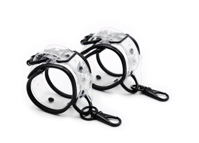 Наручники DS Fetish Wrist restraints transparent