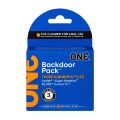 Набір презервативів ONE Backdoor, 3 шт, 3 види, картонне паковання