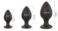 Набор анальных стимуляторов Boss Series - Silicone Anal Plugs Set (2,8 / 3,5 / 4,4 cm), BS7800018