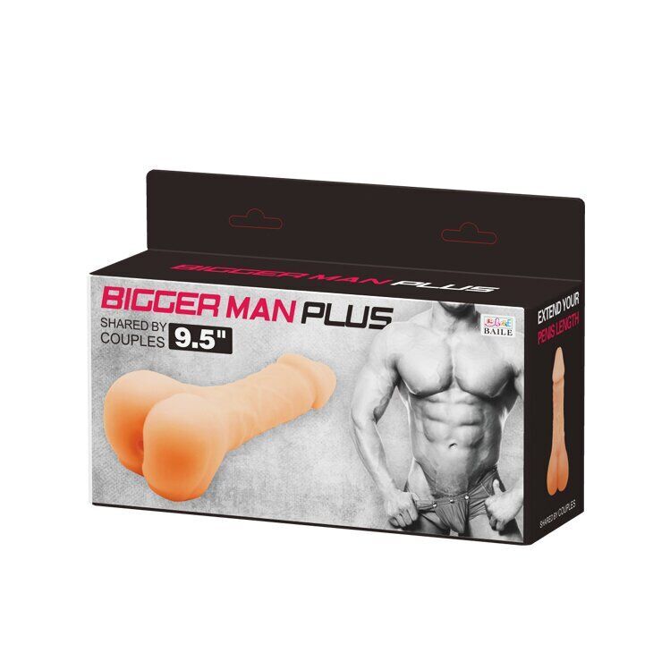 Насадка мастурбатор 2в1 Bigger Man PLUS