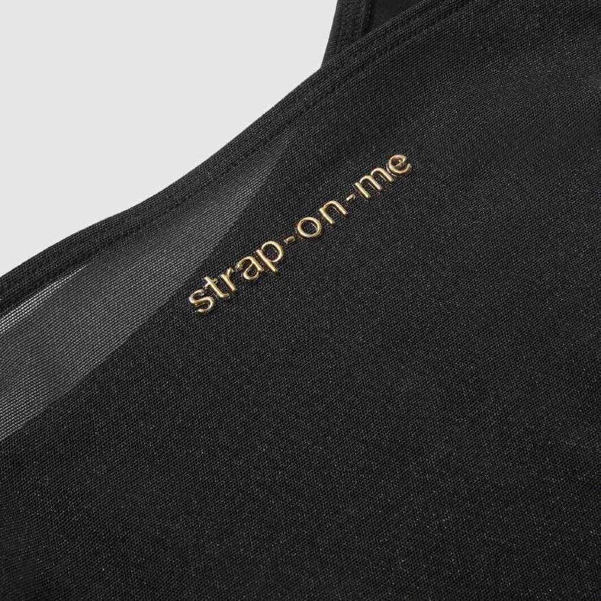 Боді з фіксацією дилдо Strap-On-Me Harness Body Signature - M - Black