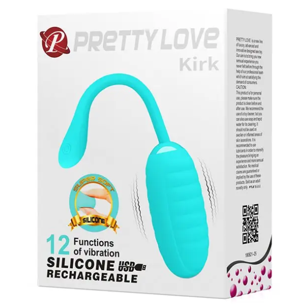 Виброяйцо серии Pretty Love - Kirk с 12 различными функциями вибрации