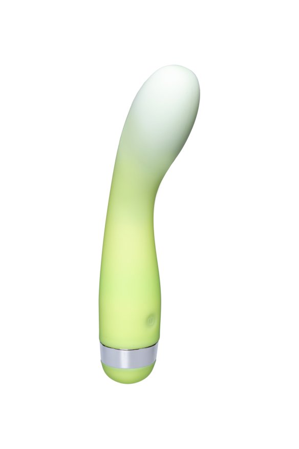 Вибратор с ультрагибкой головкой Every Night Toys для точки G, зеленый
