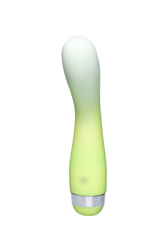 Вибратор с ультрагибкой головкой Every Night Toys для точки G, зеленый