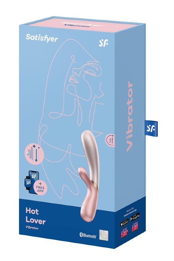 T360179 Двойной смарт вибратор с функцией нагрева Satisfyer Hot Lover Pink