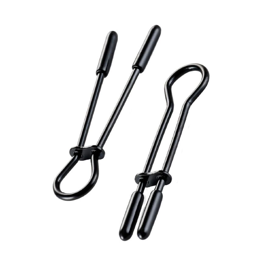 Затискачі для сосків Guilty Pleasure Tassel Tease Clamps, чорно-золоті
