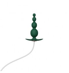 Анальный плаг с вибрацией Qingnan No.8 Mini Vibrating Anal Beads Green