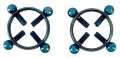 Затискачі для сосків - Bad Kitty Nipple Jewellery Blue