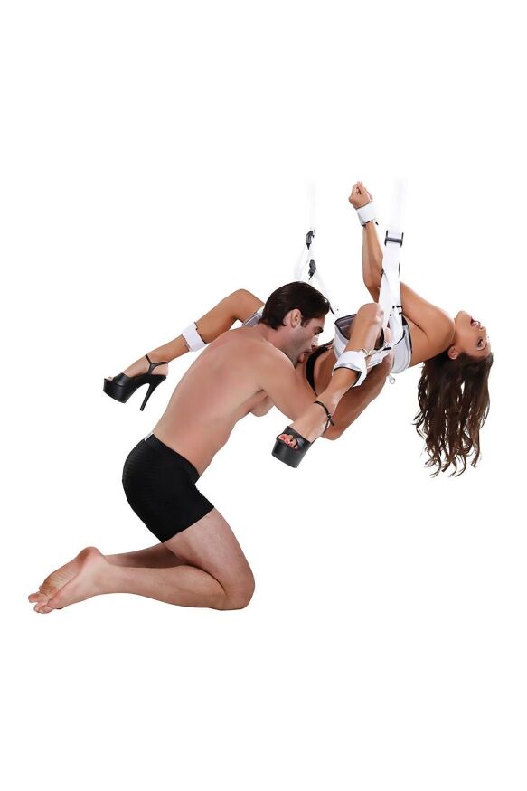 Секс гойдалки Pipedream Fetish Fantasy Bondage Swing з регульованими манжетами для рук і кісточок
