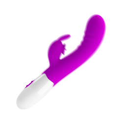 Вібратор з вушками - Pretty Love Cerberus Licking Vibrator Purple