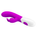 Вібратор з вушками - Pretty Love Cerberus Licking Vibrator Purple