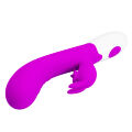 Вібратор з вушками - Pretty Love Cerberus Licking Vibrator Purple