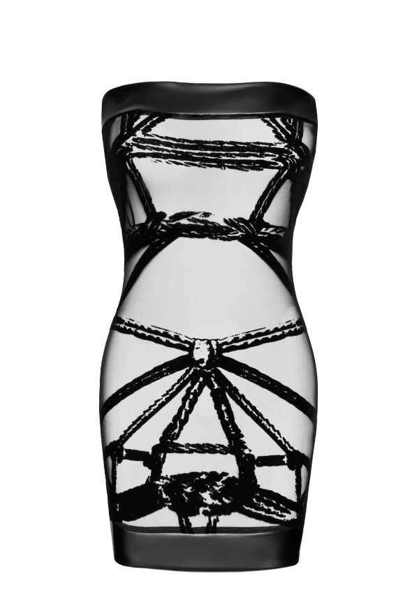 Платье Noir Handmade F359 Bondesque Off-shoulder mini dress L