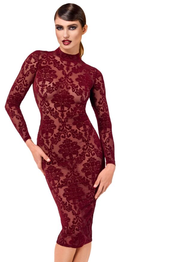 Платье Noir Handmade F384 Kink Royal midi dress XL