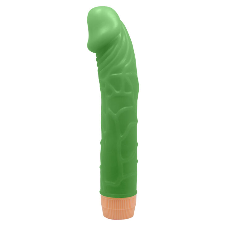 Член с вибрацией - Barbara Bill Vibrator 8,8" Green