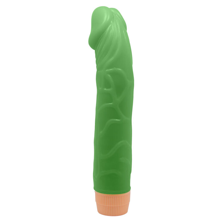 Член с вибрацией - Barbara Bill Vibrator 8,8" Green