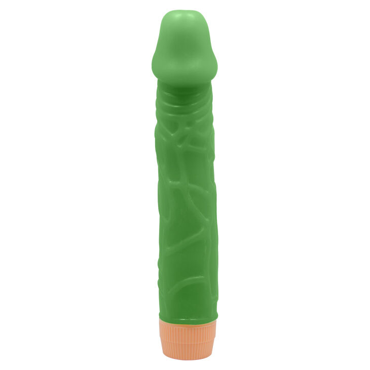 Член с вибрацией - Barbara Bill Vibrator 8,8" Green