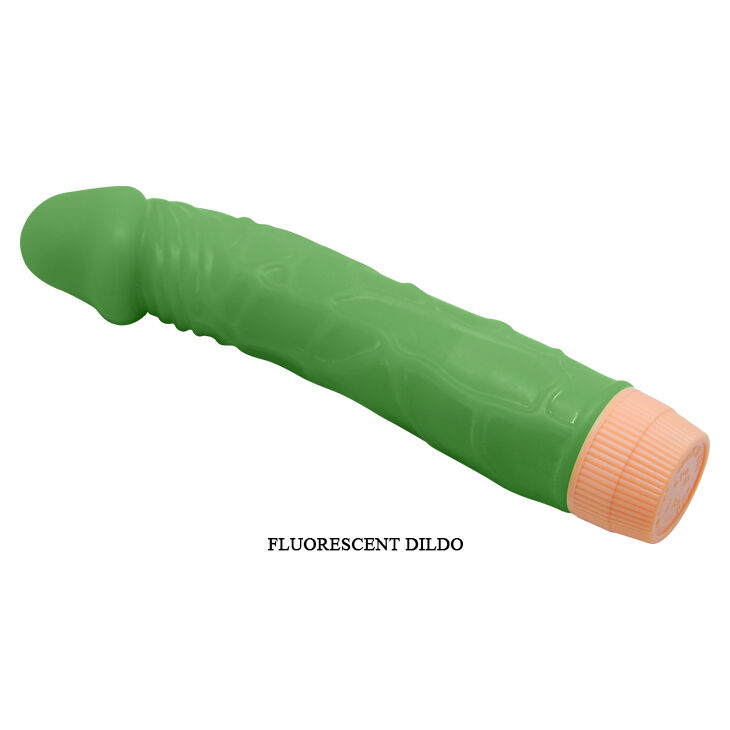 Член с вибрацией - Barbara Bill Vibrator 8,8" Green