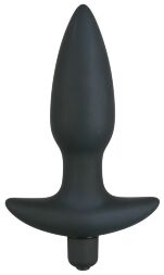 Анальна пробка з вібрацією - Black Velvet Vibrating Plug Medium