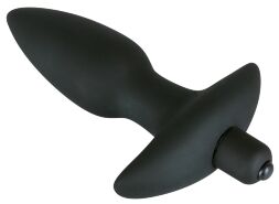 Анальна пробка з вібрацією - Black Velvet Vibrating Plug Medium