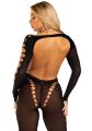 Бодістокінг Leg Avenue Reckless Intentions з вирізами, чорний, One Size