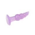Анальная пробка елочка Hi-Rubber Purple Chisa
