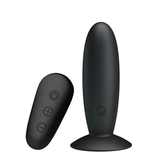 Вібраційна анальна пробка в лаконічному дизайні Mr.Play Remote Control Vibrating Anal Plug