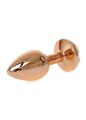 Анальна пробка - Jewellery Red Gold Rose Plug Peach