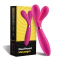 Оригінальний двосторонній вібростимулятор Y-подібної форми - Y-Wand Pink