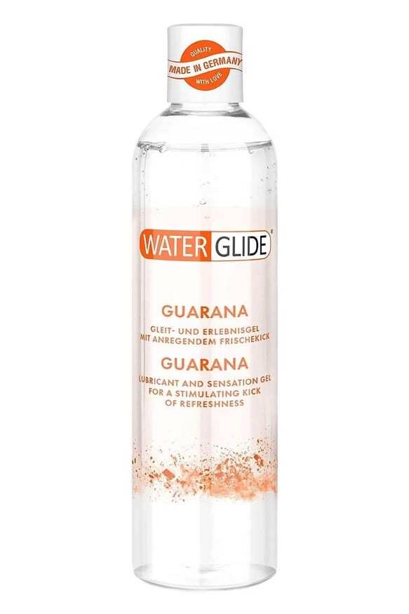 Лубрикант на водній основі зі збуджуючим ефектом - WaterGlide Guarana, 300 мл