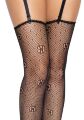 Чулки Leg Avenue Daisy Dot Fishnet Stockings One Size Black