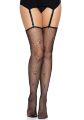 Чулки Leg Avenue Daisy Dot Fishnet Stockings One Size Black
