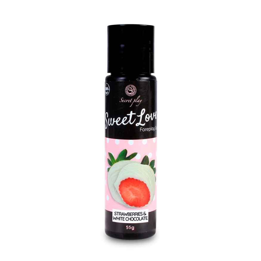 Гель для прелюдій - Secret Play Sweet Love Strawberry &amp; White Chocolate, 60 мл