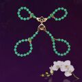 Нефритовые наручники и поножи LOCKINK Jade Handcuffs &amp; Anklecuffs
