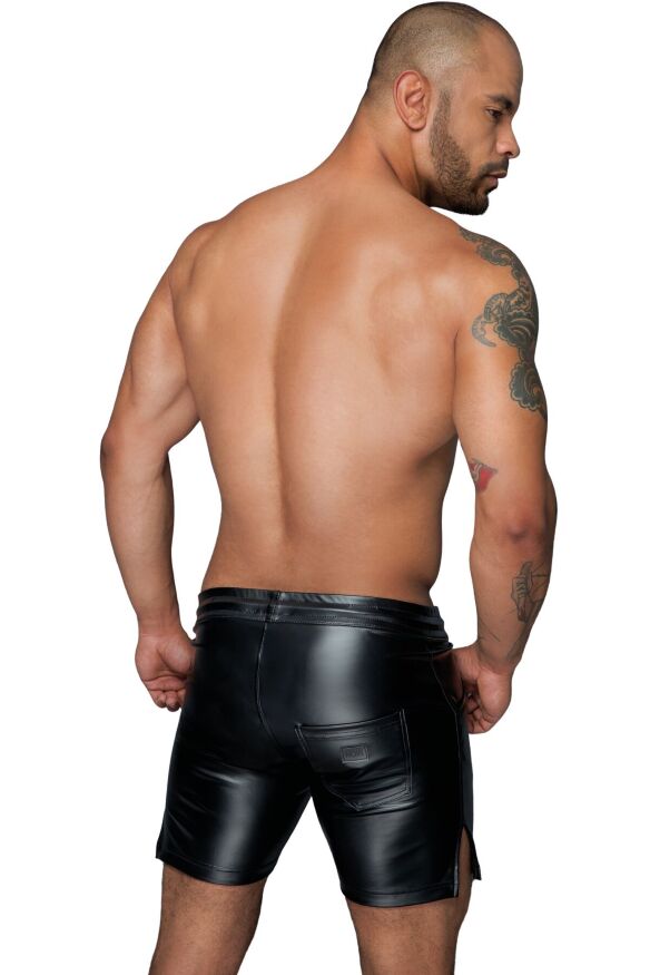 Мужские шорты с мокрым эффектом Noir Handmade H061 Powerwetlook shorts, S