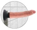 Вибратор реалистичный на присоске King Cock бежевый
