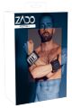Мужские наручники Leather Wrist Restraints, black, S-L ZADO