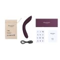 Вакуумный стимулятор для точки G и клитора с вибрацией Womanizer OG Aubergine, 12 уровней, 3 режима