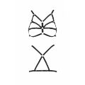 Бюстгальтер-стрепы ARMANDA BRA black L/XL - Passion Exclusive