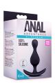 Анальный плаг ANAL ADVENTURES PLATINUM WAVE BLACK