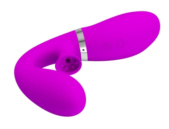 Вибростимулятор точки G с вакуумной стимуляцией PRETTY LOVE - MAGIC FINGER, BI-014435
