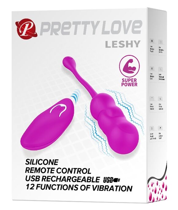 Виброяйцо с дистанционным управлением PrettyLove - Leshy, BI-014868W