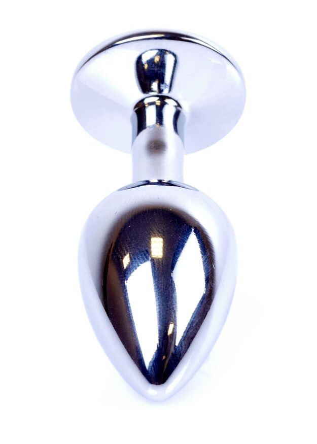 Анальна пробка - Jewellery Silver Plug Light Blue