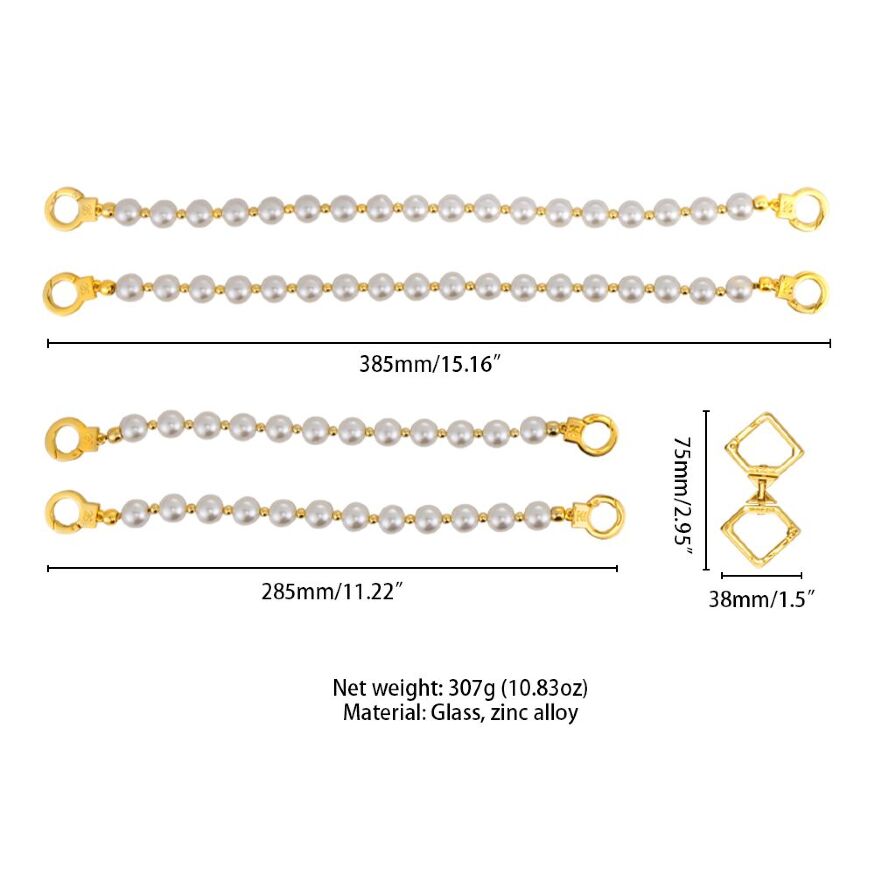 Жемчужный ошейник с поводком и наручниками LOCKINK Pearl Bondage &amp; Restraint Set