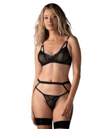 Комплект Obsessive Euridia 3-pcs set XL/2XL