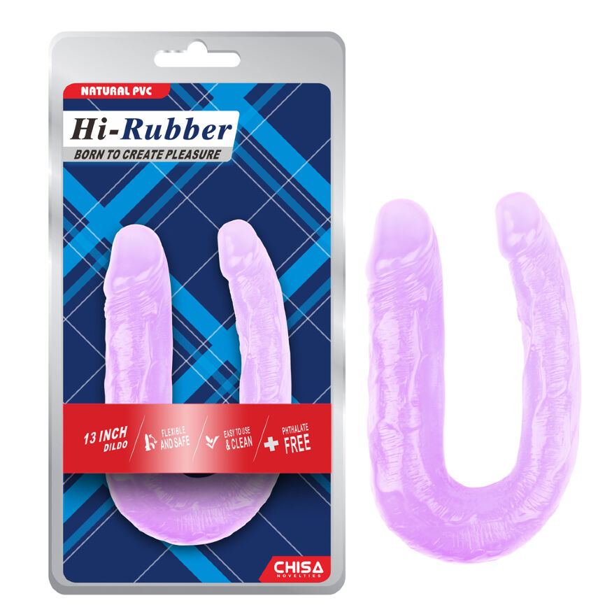 Двойной член Chisa 13 Inch Dildo Purple Chisa