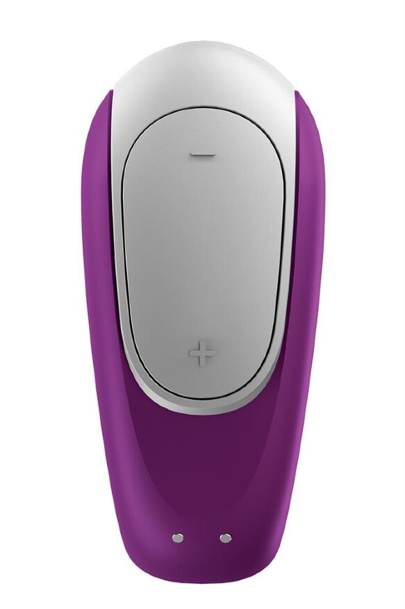 Вибратор для пар с фирменным пультом управления Satisfyer DOUBLE FUN VIOLET