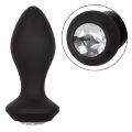 Анальная пробка с вибрацией Crystal Probe камень прозрачный California Exotic